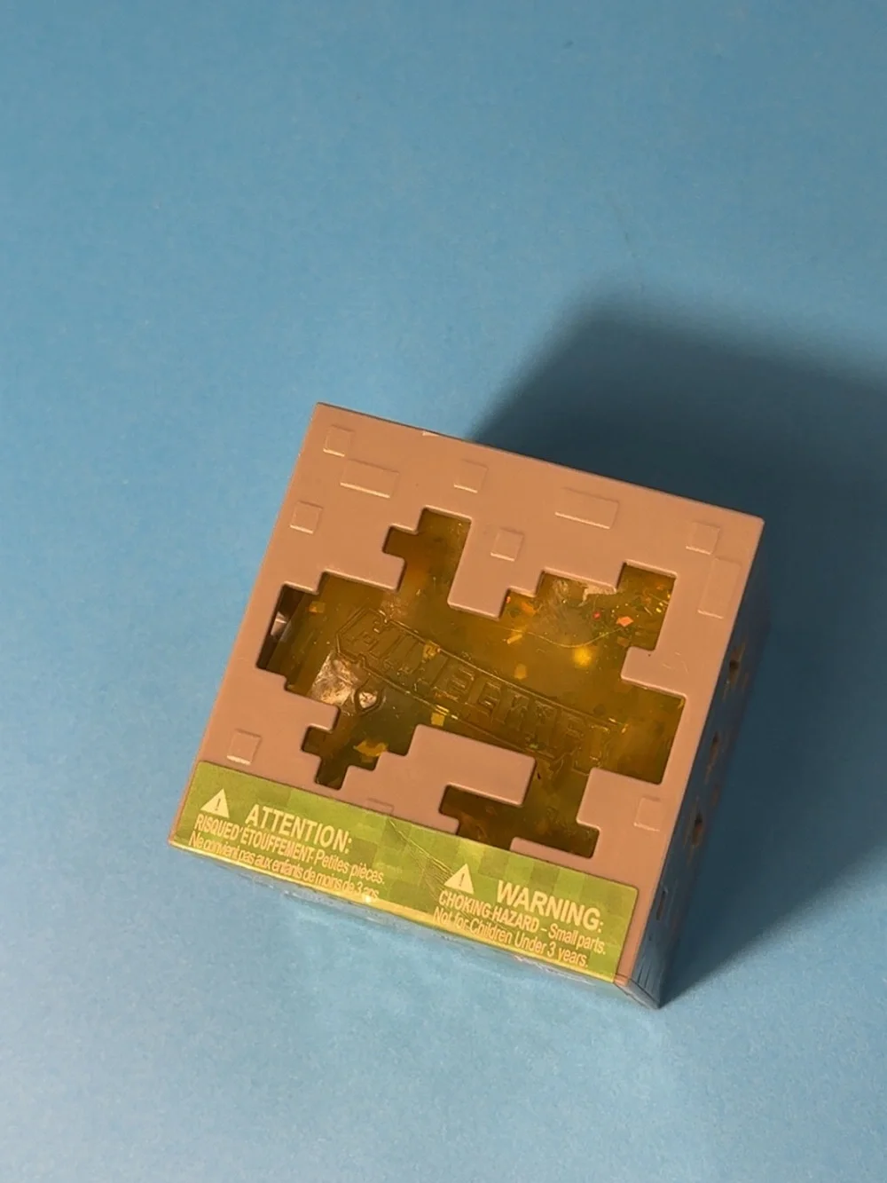 Minecraft Yellow Squishy Cube